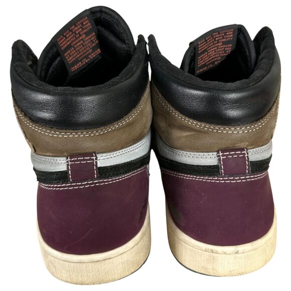 Nike DH3097-001 Air Jordan 1 Craft High Top Sneaker Men's Size 9 - Picture 9 of 10